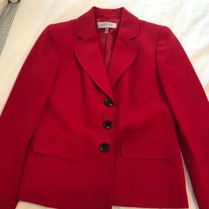 Kasper lined women’s blazer with scarf